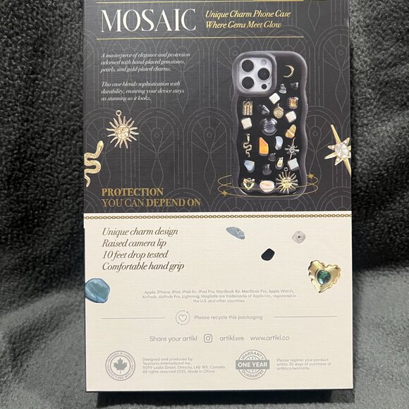 Artikl iPhone 16 Pro Max Pop Charms Phone Case with Halloween Charms snake sun - Picture 4 of 4